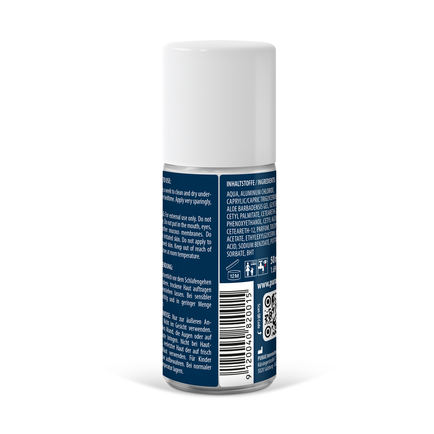PURAX Antitranspirant Roll On 50ml
