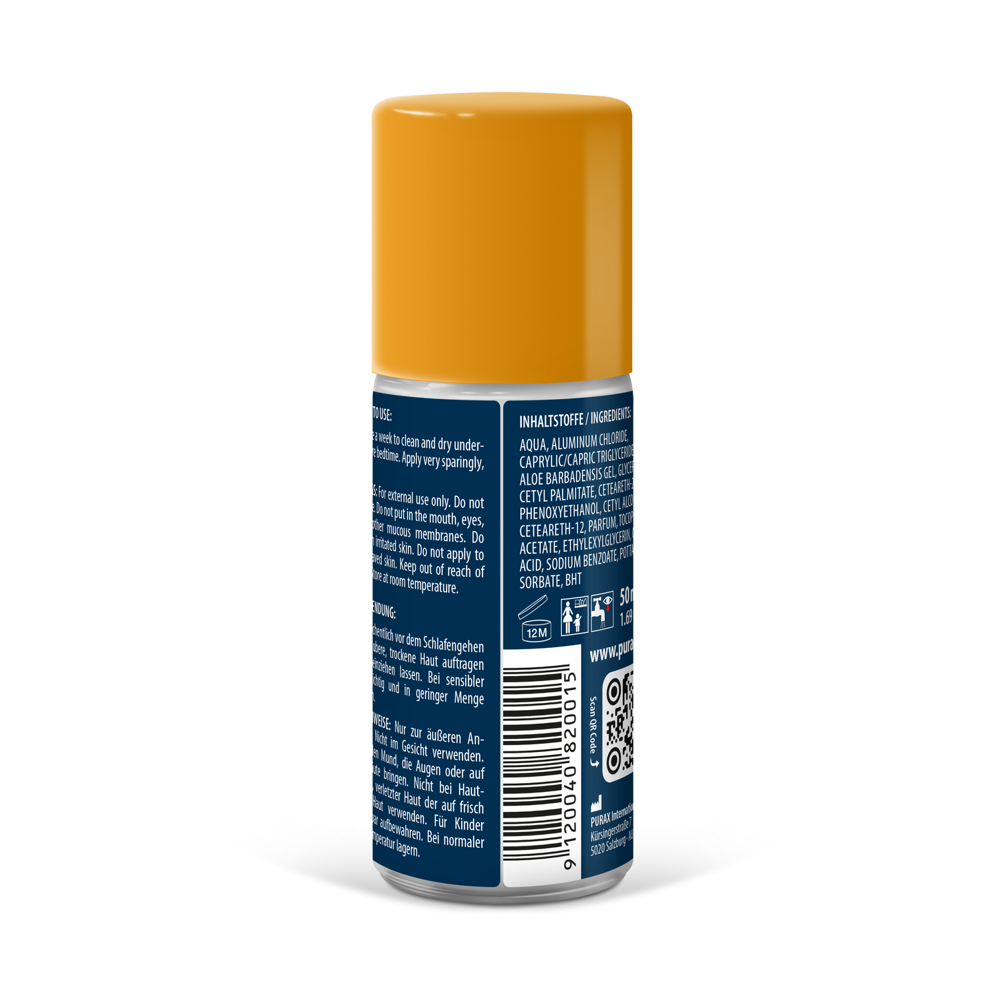 PURAX Anti-traspirante Roll On 50ml