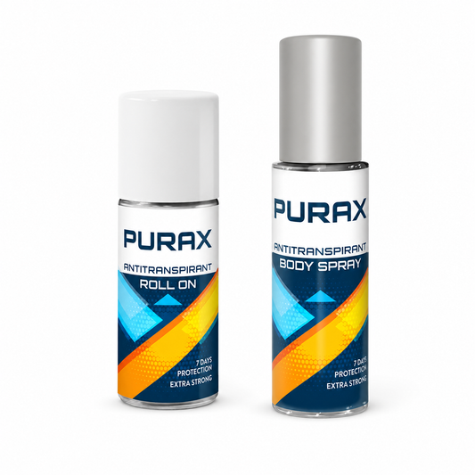 PURAX Antitranspirant Duo – Roll-On + Body Spray