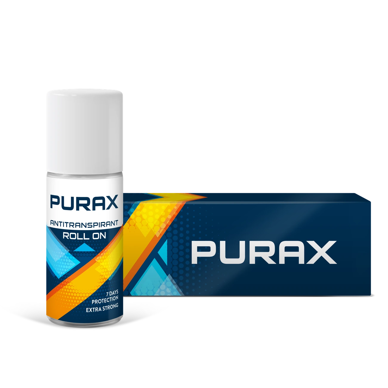 PURAX Antitranspirant Roll-On mit Verpackung